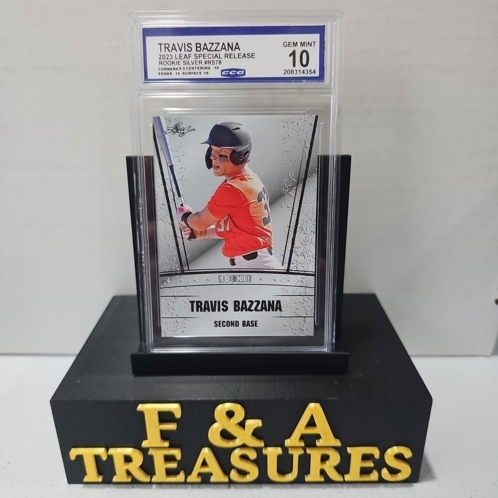 Travis Bazzana 2023 Leaf Special Release Silver #RS78 CCG 10